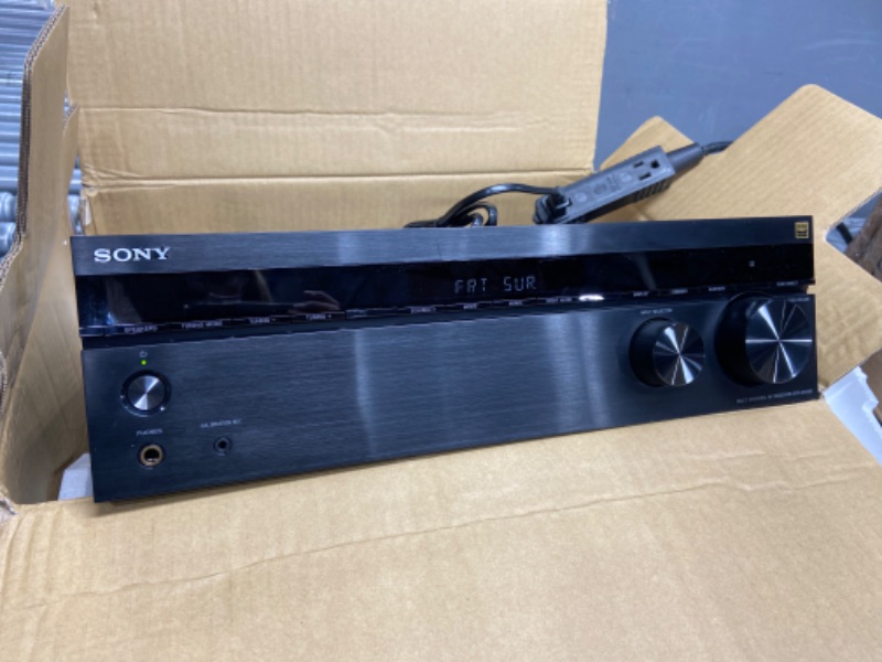 Photo 2 of Sony STRDH590 5.2 Channel Surround Sound Home Theater Receiver: 4K HDR AV Receiver with Bluetooth,Black