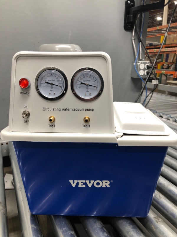 Photo 2 of (SEE PHOTO FOR DAMAGE) VEVOR Lab Multi-Purpose Water Circulating Vacuum Pump,15L, with 2 Off-Gas Taps,Stainless Vacuum Pump 180W 110V,Anti-Corrosion Pump Lab Chemistry Equipment