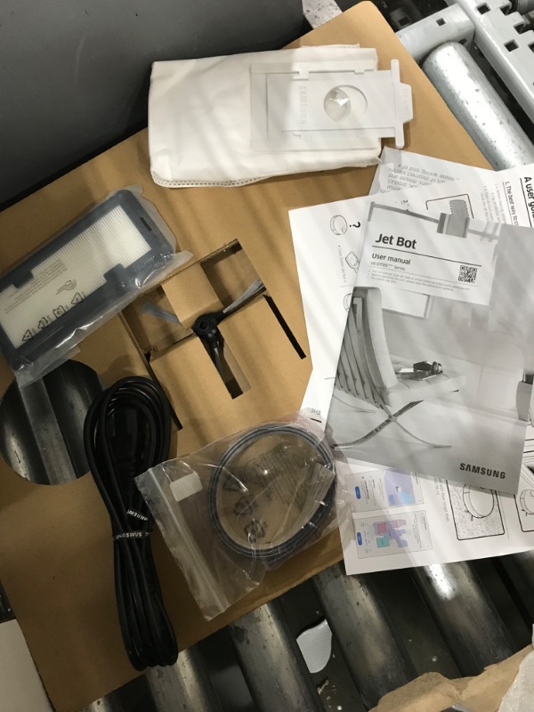 Photo 3 of SAMSUNG Jet Bot+ Robot Vacuum Cleaner w/ Clean Station, Automatic Emptying, Precision Cleaning, 5-Layer Filter, Intelligent Power Control for Hardwood Floors, Carpets, Area Rugs, VR30T85513W/AA, White Jet Bot +