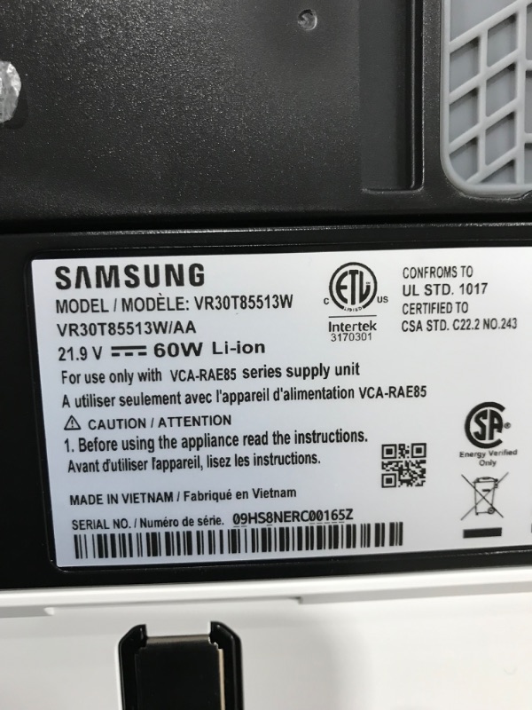 Photo 4 of SAMSUNG Jet Bot+ Robot Vacuum Cleaner w/ Clean Station, Automatic Emptying, Precision Cleaning, 5-Layer Filter, Intelligent Power Control for Hardwood Floors, Carpets, Area Rugs, VR30T85513W/AA, White Jet Bot +
