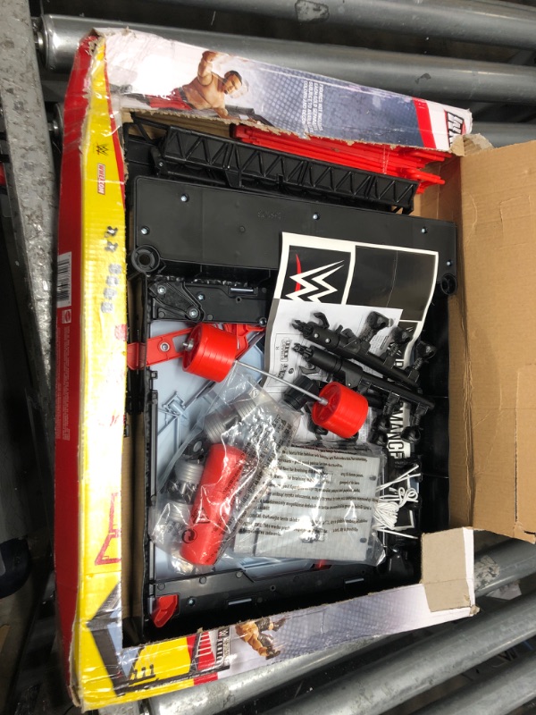 Photo 2 of ?WWE Wrekkin’ Performance Center Playset with Gym, Breakable Accessories, Collapsible Scaffolding, Breakaway Sign, Collapsible Ring & Easy Reassembly ?? [Amazon Exclusive] Wrekkin Performance Center Playset