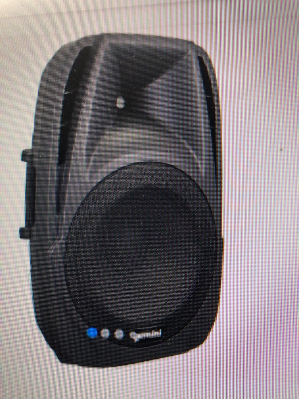 Photo 1 of **SEE CLERK NOTES**
Gemini AS-08BLU 8" Powered Bluetooth Loudspeaker