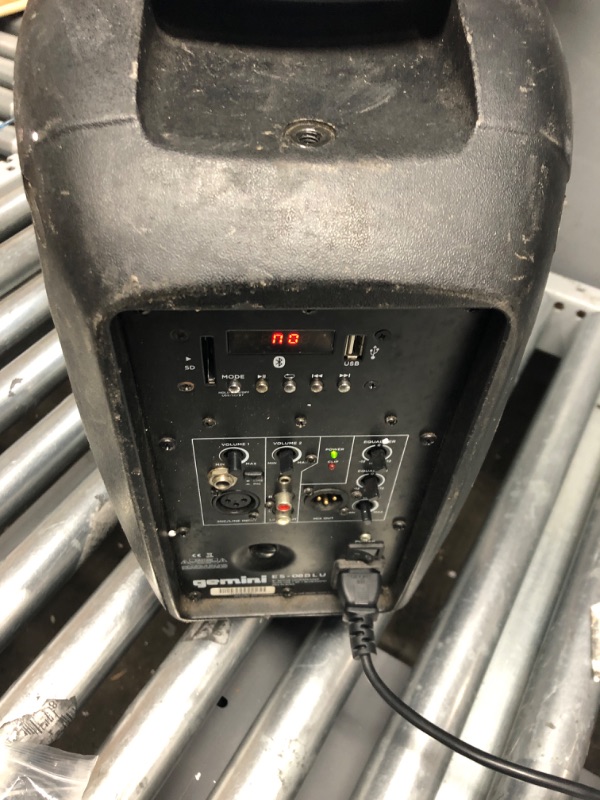 Photo 4 of **SEE CLERK NOTES**
Gemini AS-08BLU 8" Powered Bluetooth Loudspeaker