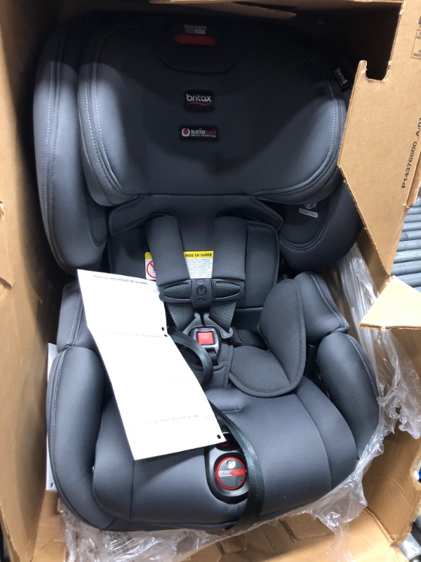 Photo 2 of Britax Boulevard ClickTight Convertible Car Seat, Cool N Dry Charcoal - Cooling & Moisture Wicking Fabric Boulevard Cool N Dry