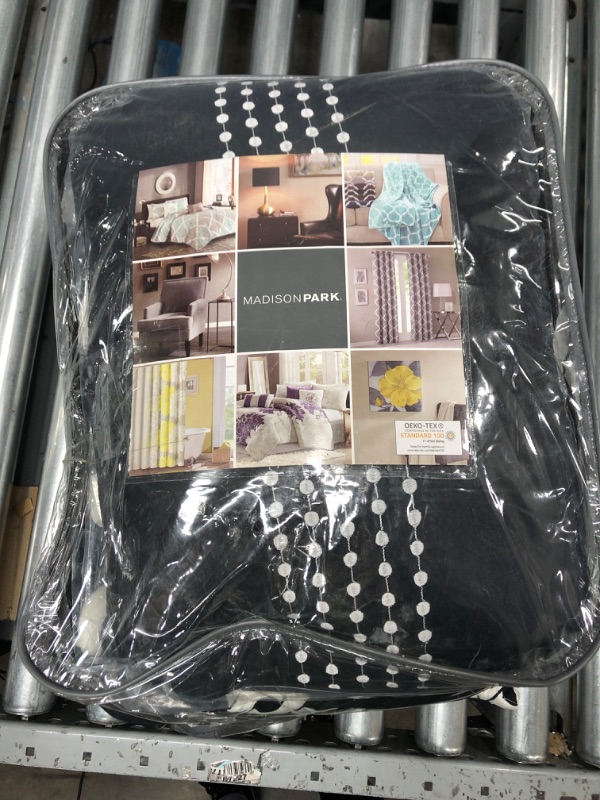 Photo 2 of *Damage to Bag/See Photo's* Madison Park Essentials Merritt Reversible Daybed Cover-Fretwork Print, Diamond Quilting All Season Cozy Bedding 