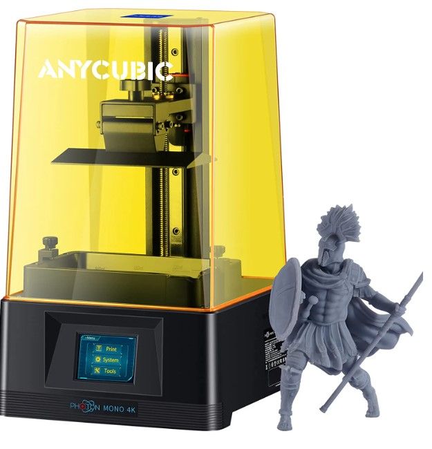 Photo 1 of *Tested*  ANYCUBIC Photon Mono 4K, Resin 3D Printer with 6.23" Monochrome Screen, Upgraded UV LCD 3D Printer and Fast & Precise Printing, 5.19" x 3.14" x 6.49" Printing Size
