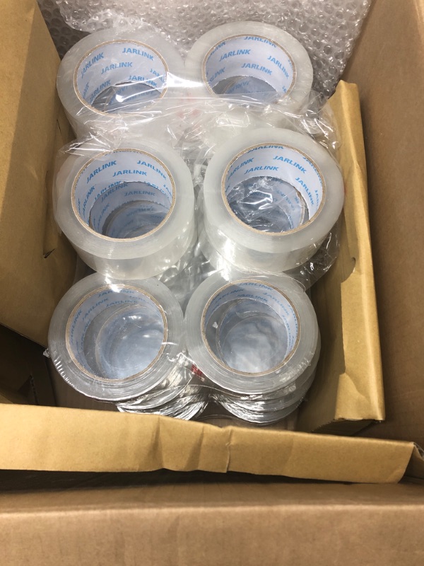 Photo 2 of JARLINK Clear Packing Tape (32 Rolls), Heavy Duty Packaging Tape for Shipping Packaging Moving Sealing, 