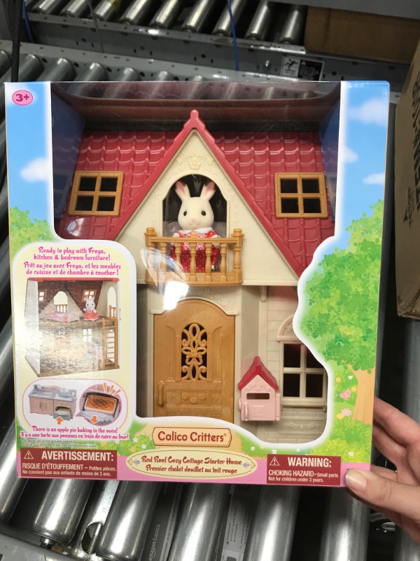 Photo 2 of Calico Critters Red Roof Cozy Cottage, Dollhouse Playset with Figure, Furniture and Accessories