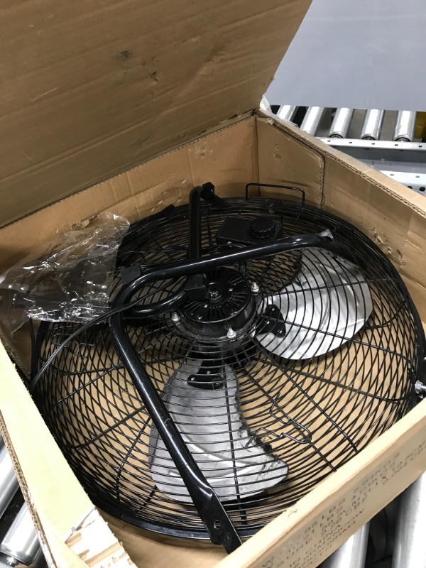 Photo 2 of *NONFUNCTIONAL PARTS ONLY**- AmazonCommercial 20" High Velocity Industrial Fan, Black,