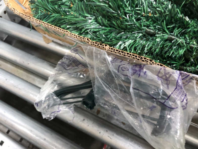 Photo 4 of **USED-MISSING BAG**
4ft Artificial Christmas Tree, Xmas Premium Spruce North Valley Holiday Small Hinged Pine Decorations Trees for Home Office Indoor Outdoor Decoration, w/ 240 Branch Tips Easy Assembly, Foldable Base 4 ft