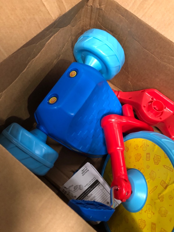 Photo 2 of **used**
Blue's Clues & You Ride-On 10" Fly Wheels Junior Cruiser Tricycle with Sounds - Toddler Bike Trike, Ages 18-36M, for Kids 33”-35” Tall - 35 lbs. Weight Limit