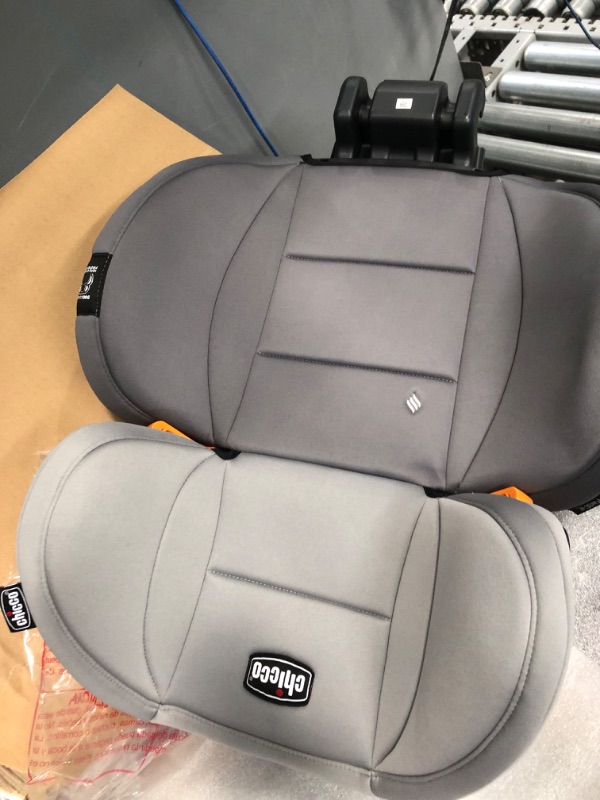 Photo 4 of Chicco KidFit ClearTex Plus 2-in-1 Belt-Positioning Booster Car Seat, Backless and High Back Booster Seat, for Children Aged 4 Years and up and 40-100 lbs. | Drift/Grey KidFit Plus with ClearTex® No Chemicals Drift/Grey