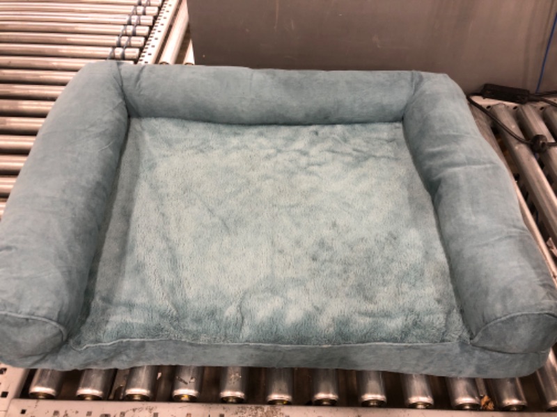 Photo 2 of ***USED***Furhaven Sofa-Style Dog Beds for Small/Medium/Large Dogs & Cats - Orthopedic, Cooling Gel, Memory Foam, & More Plush & Suede Deep Pool Large Orthopedic Foam