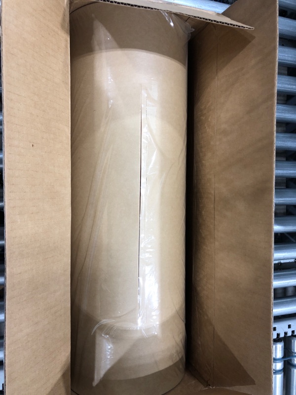 Photo 2 of ***MINOR DAMAGE/CUT***IDL Packaging - KRAFT24-30 Large Brown Kraft Paper Roll 24" x 1200' - Natural Kraft Wrapping Paper for Packing - Perfect Kraft Paper for Void Filling - Kraft Paper for Kids Art Projects Standard kraft - 30 lbs. 24"