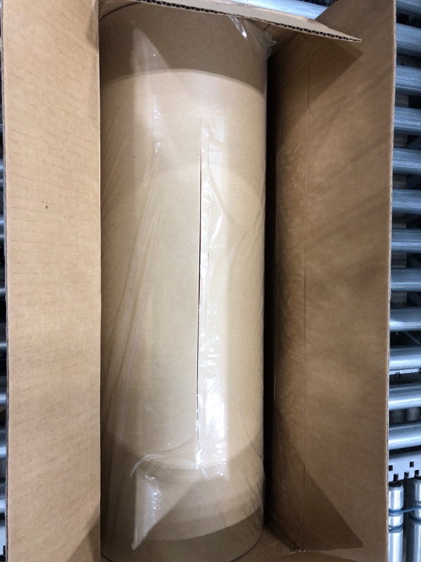 Photo 1 of ***MINOR DAMAGE/CUT***IDL Packaging - KRAFT24-30 Large Brown Kraft Paper Roll 24" x 1200' - Natural Kraft Wrapping Paper for Packing - Perfect Kraft Paper for Void Filling - Kraft Paper for Kids Art Projects Standard kraft - 30 lbs. 24"