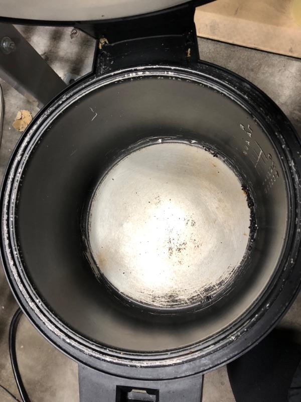 Photo 4 of ****MAJOR DAMAGE/TESTED***Aroma Housewares 60-Cup (Cooked) (30-Cup UNCOOKED) Commercial Rice Cooker, Stainless Steel Exterior (ARC-1130S)