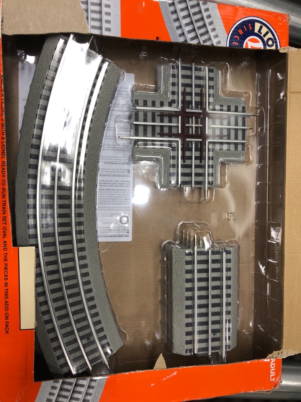 Photo 2 of Lionel FasTrack Figure-8 Add-On Track Pack, Electric O Gauge Figure-8 Add-on Track Pack Track