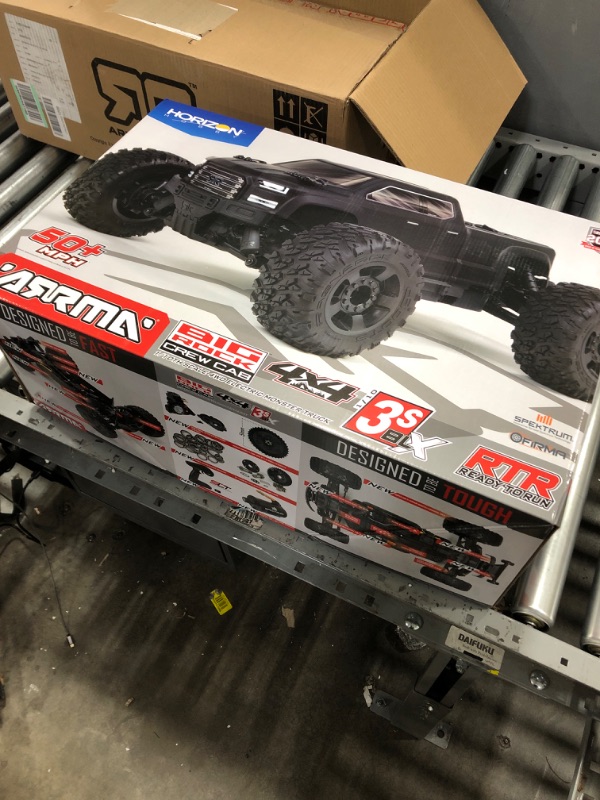 Photo 2 of ARRMA 1/10 BIG ROCK 4X4 V3 3S BLX Brushless Monster RC Truck RTRBattery and Charger Required Trucks Electric RTR 1/10 Off-Road **MOTOR/BATTERY NOT INCLUDED**