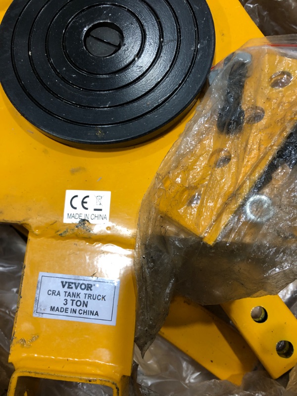 Photo 1 of 6T 13200lbs Industrial Machinery Mover Machinery Cargo Trolley Dolly Industrial Machinery Skate Dolly Machinery Skate Rollers Machine Movers with 360 Degree Rotation Steel Rollers
