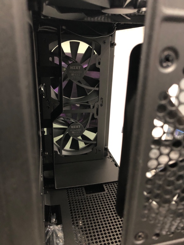 Photo 5 of NZXT H510 Elite - CA-H510E-B1 - Premium Mid-Tower ATX Case PC Gaming Case - Black & Corsair Vengeance RGB PRO 16GB (2x8GB) DDR4 3200MHz C16 LED Desktop Memory - Black Black H510 Elite i-Series Case