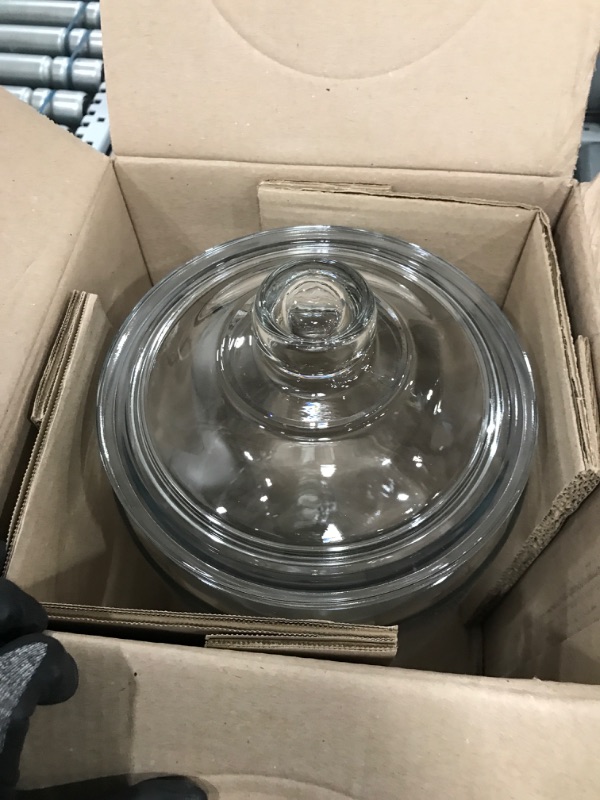 Photo 2 of Anchor Hocking 2 Gallon Heritage Hill Glass Jar with Lid (2 piece, all glass, dishwasher safe) 2-Gallon Heritage Hill Jar/Lid