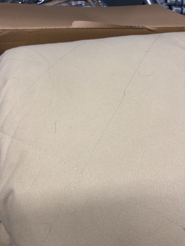 Photo 4 of ***USED/TESTED***Thermee Micro Flannel King-Size Ultra Velvet Electric Heated Blanket, Machine Wash & Dry, Timer & Safety Shutoff, 108Lx90W, Fawn King Fawn