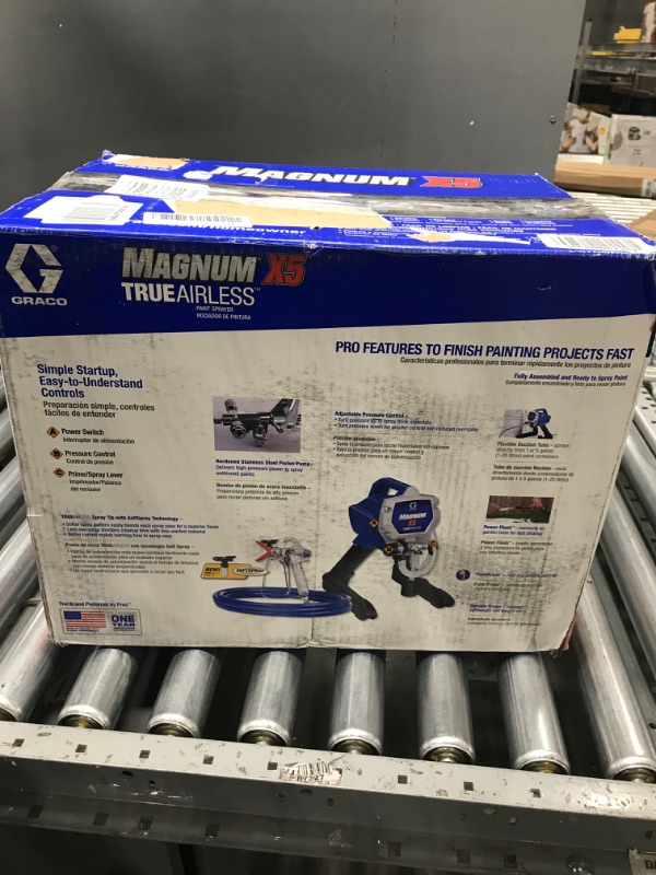 Photo 1 of Graco Magnum 262800 X5 Stand Airless Paint Sprayer, Blue