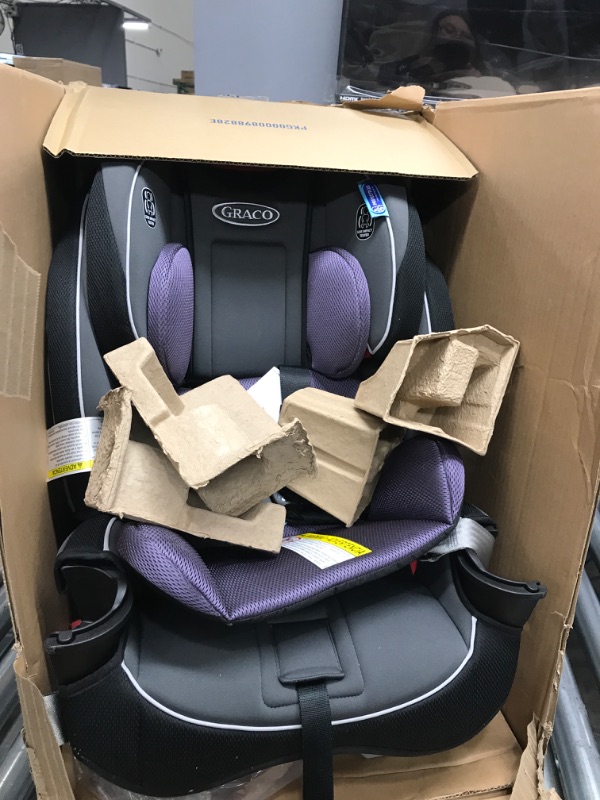 Photo 2 of Graco SlimFit 3 in 1 Car Seat, Slim & Comfy Design Saves Space in Your Back Seat, Annabelle, 1 Count (Pack of 1) SlimFit Annabelle