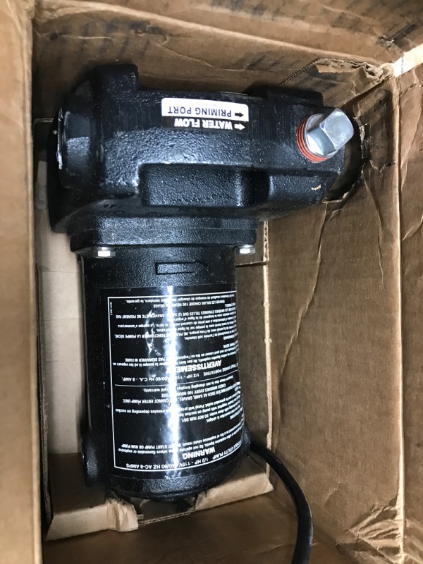 Photo 2 of **DOES NOT COME WITH THE FRONT PART**- WAYNE PC4 1/2 HP Cast Iron Multi-Purpose Pump With Suction Strainer, Model:55832