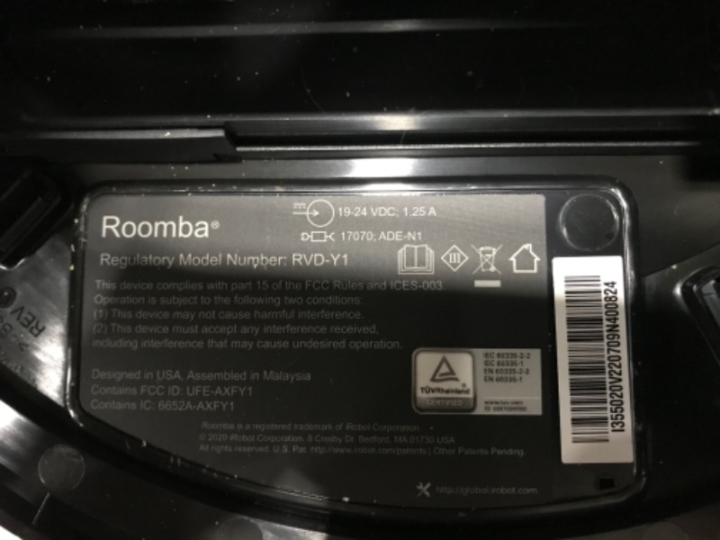 Photo 4 of (Used) Roomba i3+ EVO (3550) Self-Emptying Robot Vacuum – Now Clean By Room With Smart Mapping, Ideal For Pet Hair