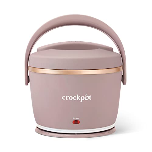 Photo 1 of Crockpot Electric Lunch Box, Portable Food Warmer for on-the-Go, 20-Ounce, Blush Pink
