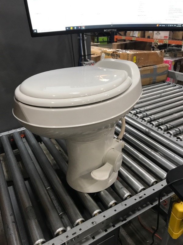 Photo 2 of Dometic 300 Series Standard Height Toilet, White Standard Height White