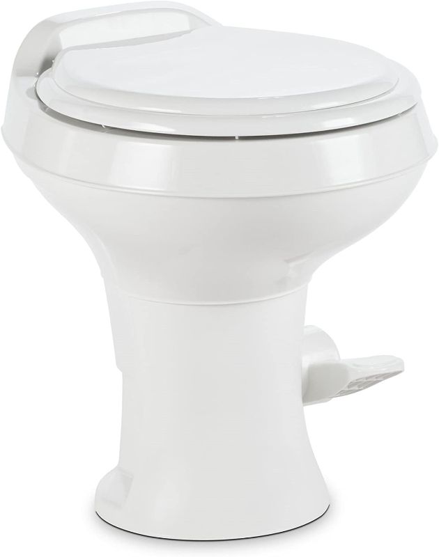 Photo 1 of Dometic 300 Series Standard Height Toilet, White Standard Height White