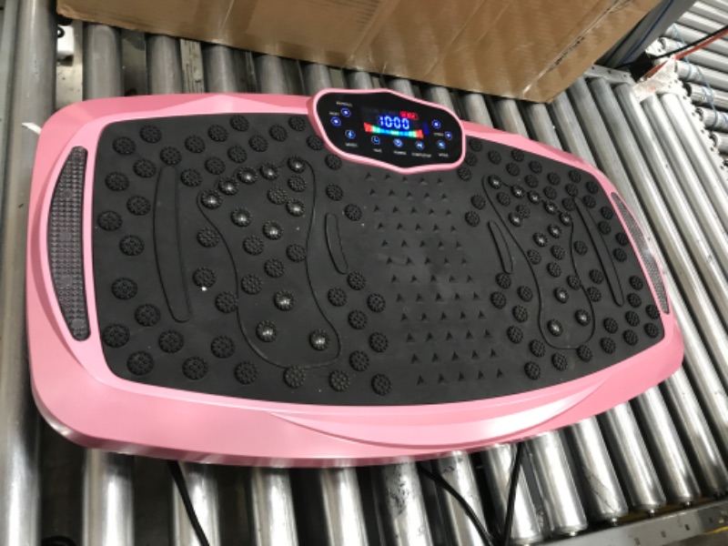 Photo 2 of nimto Vibration Plate Exercise Machine Whole Body Workout Vibration Fitness Platform for Home Fitness & Weight Loss + BT + Remote, 99 Levels
