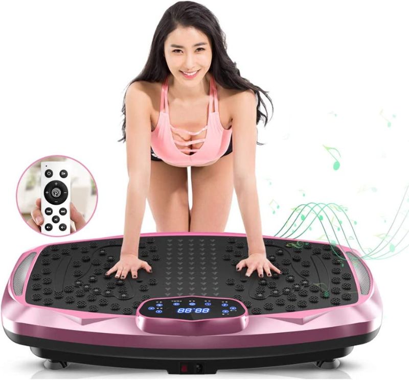 Photo 1 of nimto Vibration Plate Exercise Machine Whole Body Workout Vibration Fitness Platform for Home Fitness & Weight Loss + BT + Remote, 99 Levels
