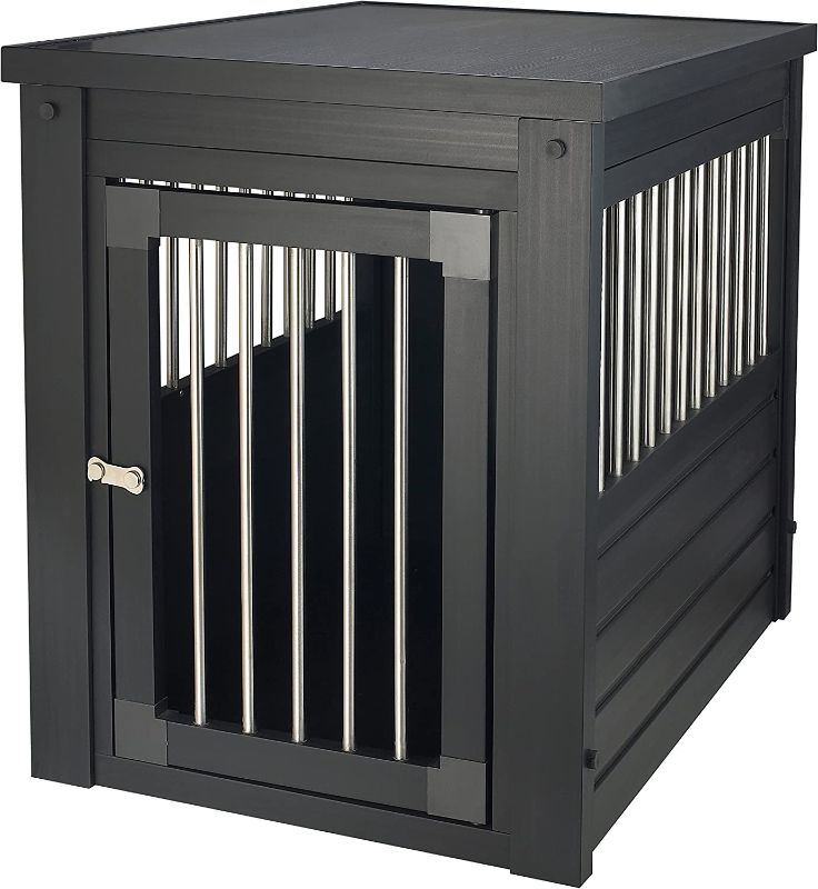 Photo 1 of ***PARTS ONLY**** New Age Pet ecoFLEX Pet Crate/End Table, Medium, Espresso
