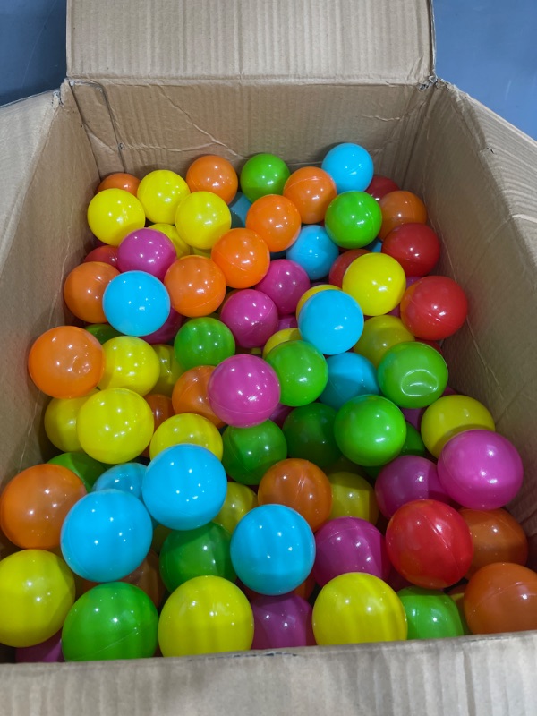 Photo 2 of BalanceFrom Phthalate Free BPA Free NonToxic crush Proof Play Balls Pit Balls 6 Bright color