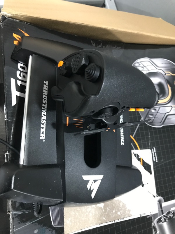 Photo 4 of Thrustmaster T16000M FCS Flight Pack - Flight Stick, Throttle and Flight Pedals (Windows) Black Thrustmaster T16000M FCS Flight Pack