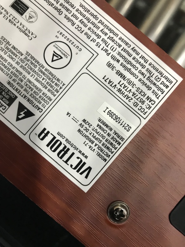 Photo 1 of Victrola VTA-71-MAH Brighton Dual Bluetooth Turntable with Built-in Speakers (33/48/78) (Mahogony)