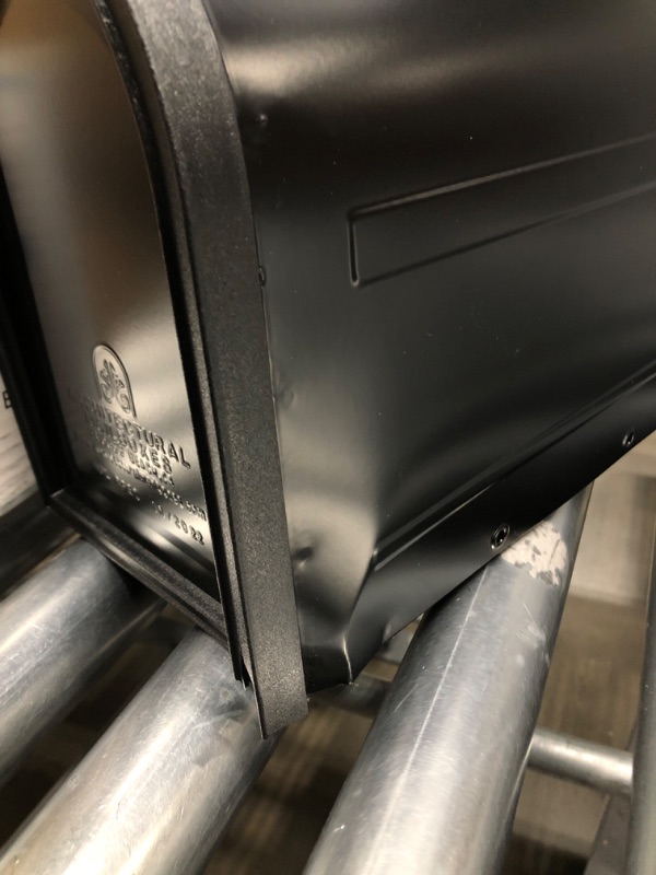 Photo 1 of Architectural Mailboxes 8950B-10 Chadwick Postmount Mailbox, Large, Black
