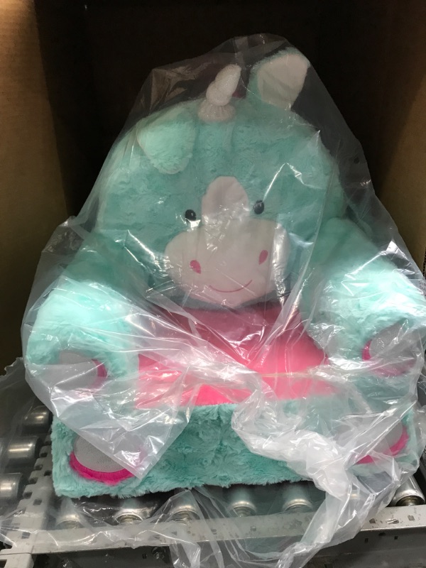 Photo 2 of Animal Adventure | Sweet Seats | Teal Unicorn | Soft Plush Children's Chair