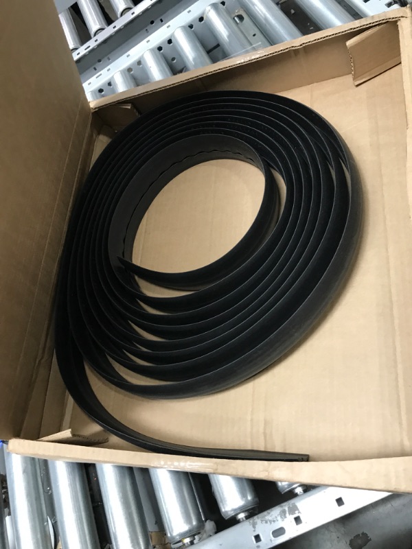 Photo 2 of D-Line 30ft Floor Cord Cover, Floor Cable Protector, Extension Cord Cover, Protect Wires & Prevent Cable Trips, Cable Management Solution - Cord Cavity = 0.63" (W) x 0.31" (H) - Black 30 Feet Black