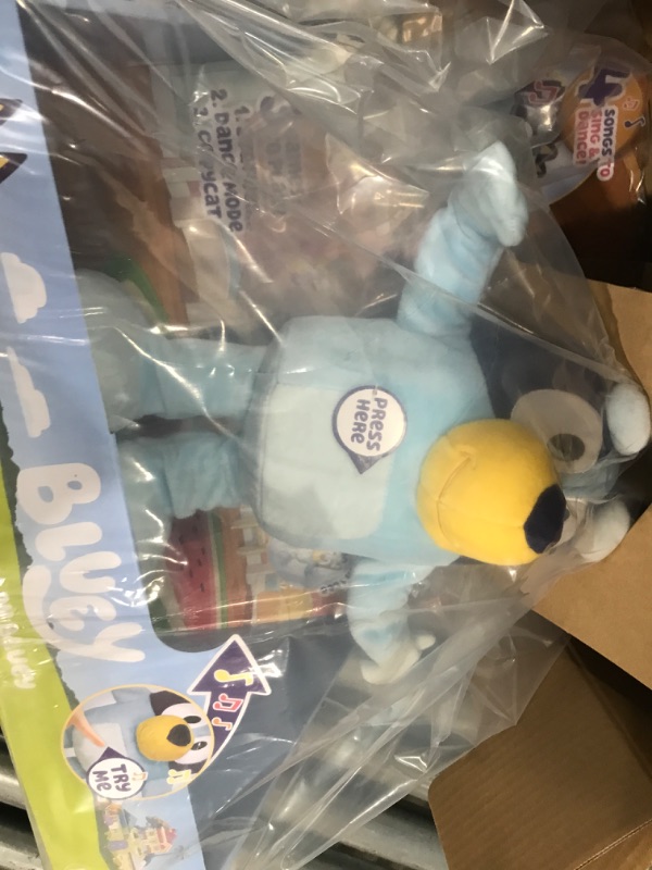 Photo 2 of Bluey Dance and Play 14" Animated Plush | Over 55 Phrases and Songs, Multicolor