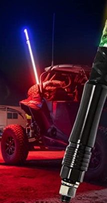 Photo 1 of 3ft Spiral LED Whip Light for UTV ATV 
