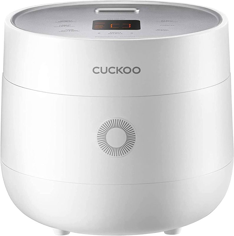 Photo 1 of CUCKOO CR-0675F | 6-Cup (Uncooked) Micom Rice Cooker | 13 Menu Options: Quinoa, Oatmeal, Brown Rice & More, Touch-Screen, Nonstick Inner Pot | White