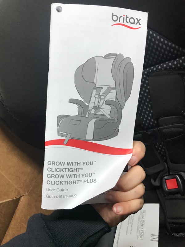 Photo 1 of Britax Grow with You ClickTight Harness-2-Booster Car Seat, Cool Flow Gray ClickTight Cool Flow Gray