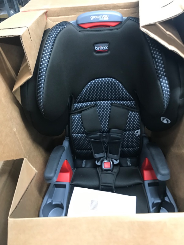 Photo 3 of Britax Grow with You ClickTight Harness-2-Booster Car Seat, Cool Flow Gray ClickTight Cool Flow Gray