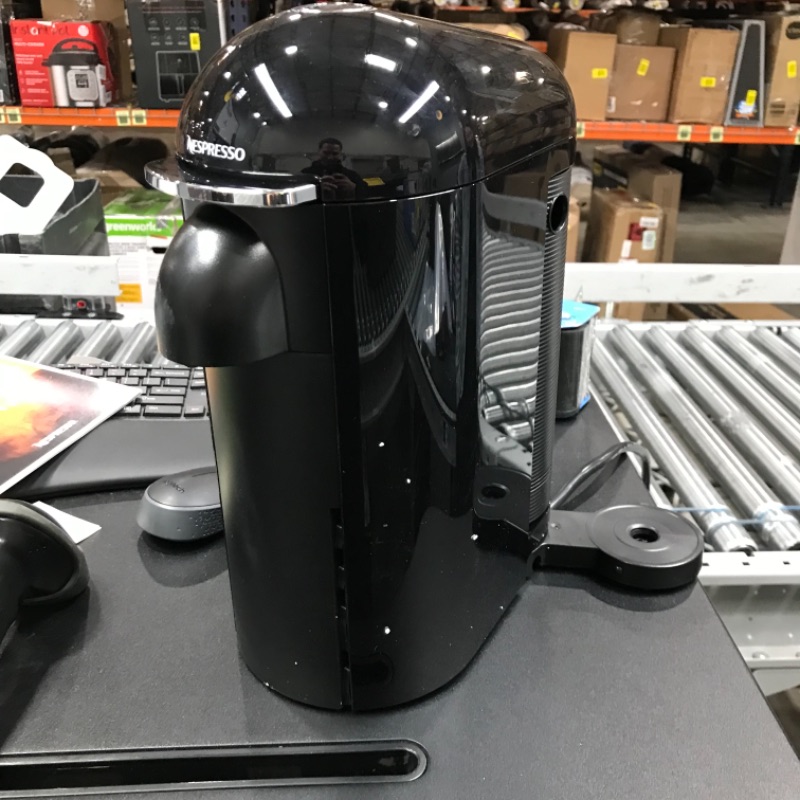 Photo 1 of Nespresso VertuoPlus Deluxe Coffee and Espresso Machine by Breville with Milk Frother, Black
