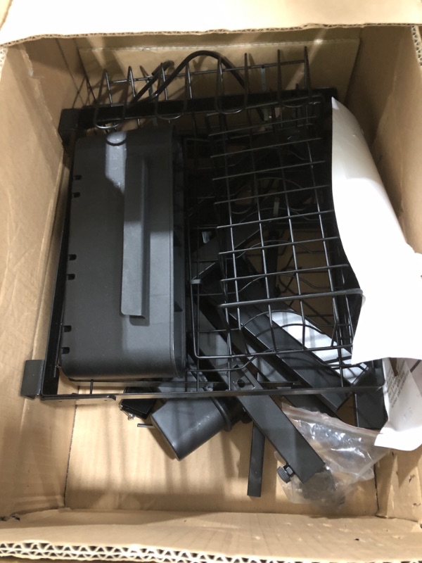 Photo 1 of ADBIU ?Fit Sink 24"- 33" L? 2023 Version Over Sink Dish Drying Rack (Expandable Dimension) Snap-On Design 2 Tier Large Kitchen Dish Rack Stainless Steel Counter Organization and Storage Black 23.5" - 32.5"(L) x 12"(W) x 19" - 22"(H)