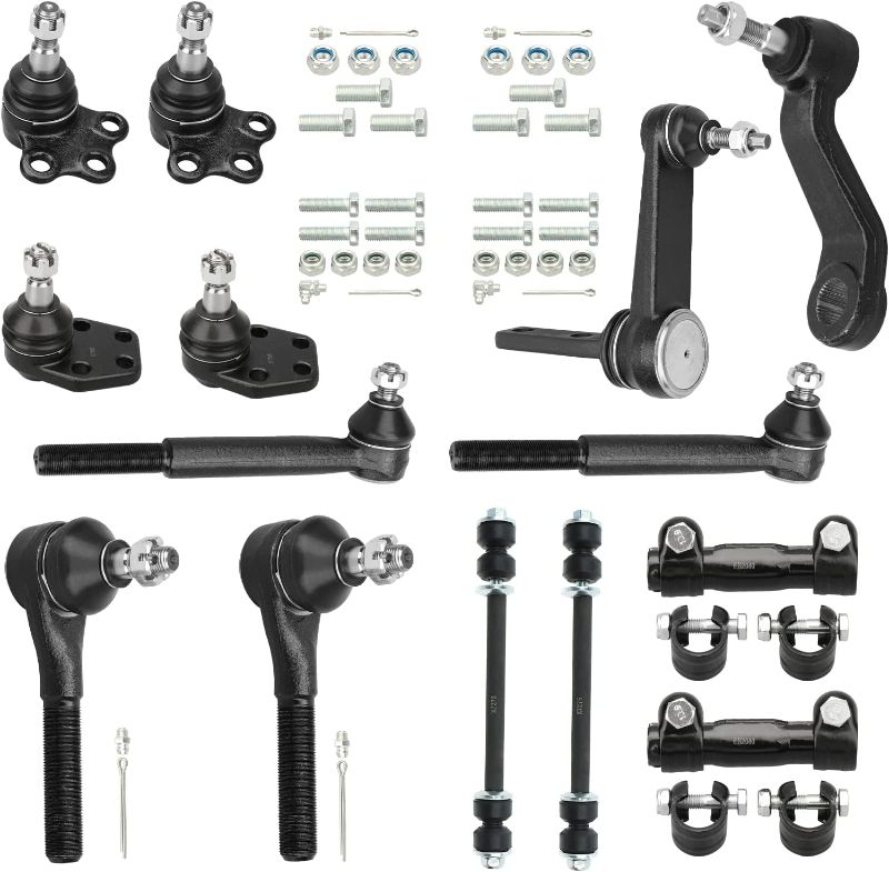 Photo 1 of 2WD Front Upper & Lower Ball Joints + Sway Bars + Tie Rods Suspension Kit 2000 2001 for Dodge Ram 1500 Suspension Kit - 14pc Set
